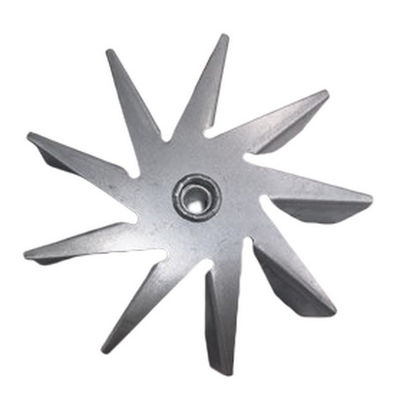 114mm قطر فن شومینه 9 تیغه ورق گالوانیزه برای اجاق گاز