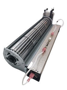 فن 27W Cross Flow Blower با عنصر گرمایش PTC برای 120V 60HZ